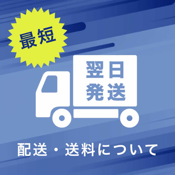 最短翌日発送 配送・送料について
