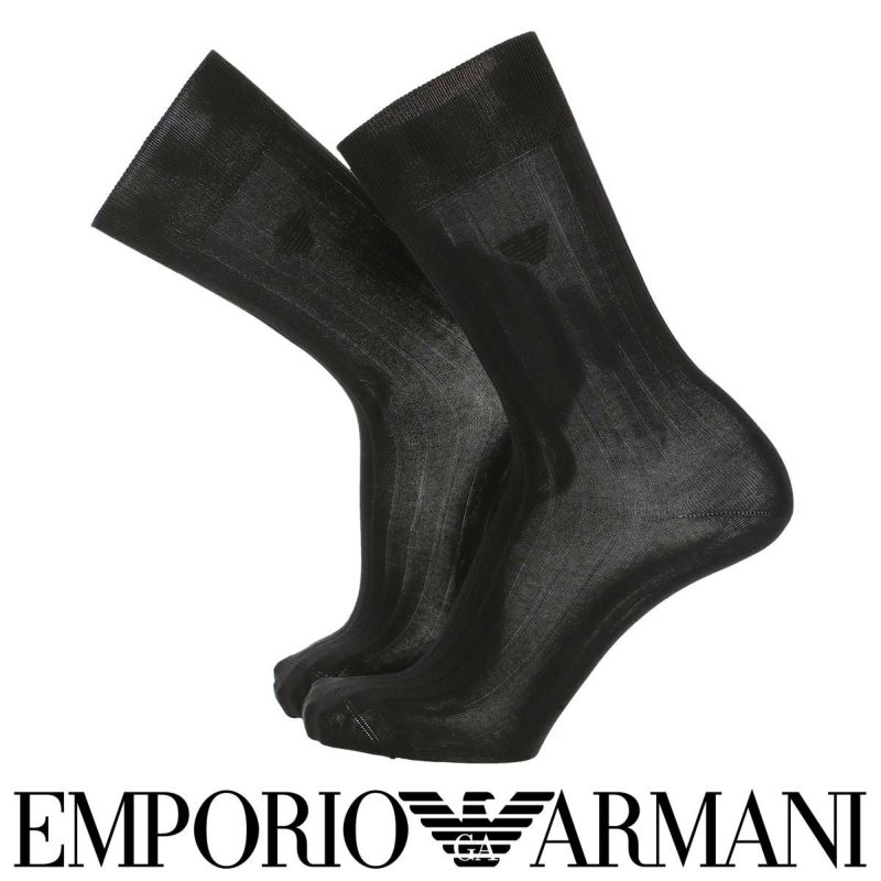 EMPORIO ARMANI 日本製 光沢感・発色性に優れた 連続シルケット加工糸 