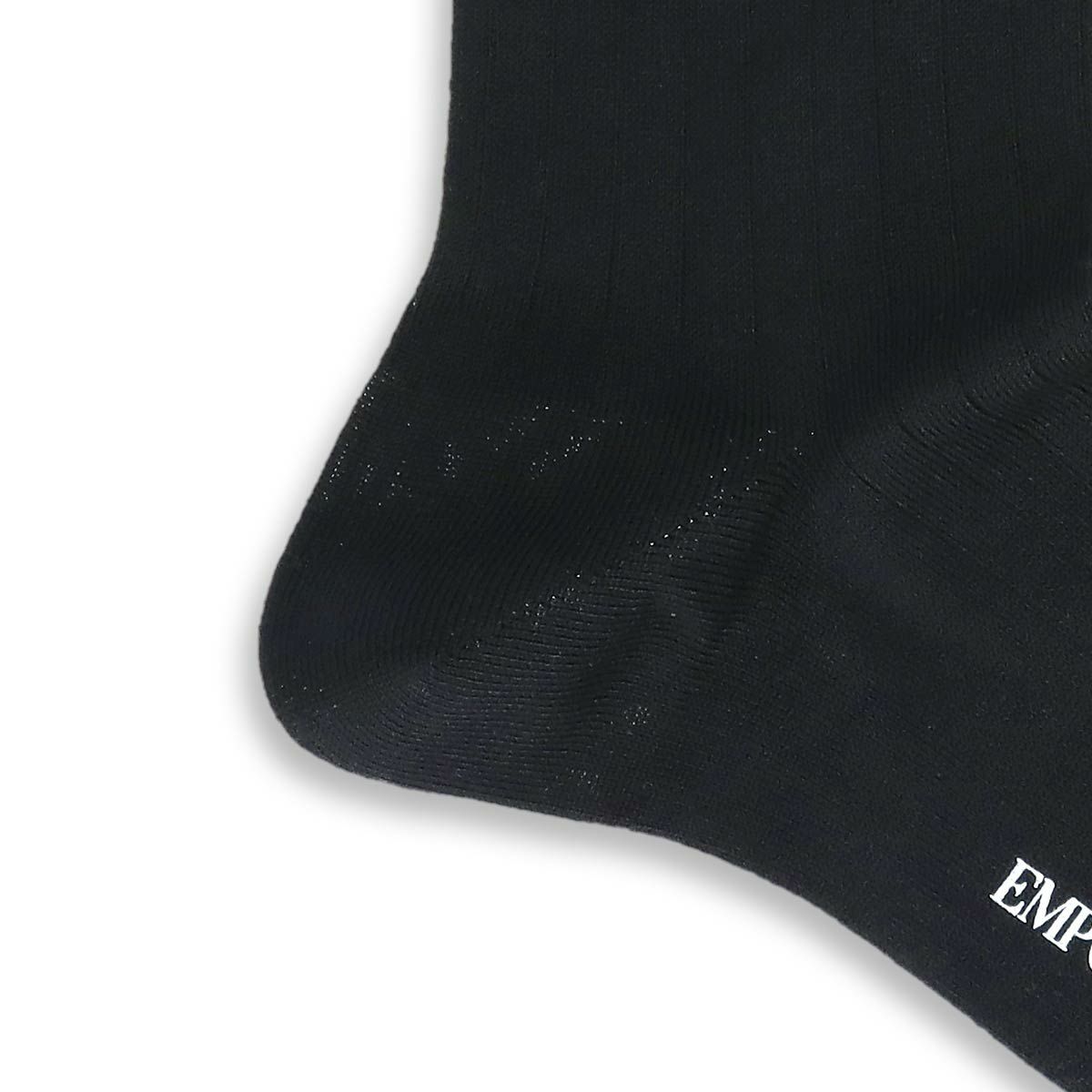 EMPORIOARMANIエンポリオアルマーニ日本製ビジネスDress光沢感・発色性に優れた連続シルケット加工糸使用綿混リブクルー丈メンズ男性紳士ソックス靴下男性メンズプレゼント贈答ギフト02312510