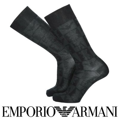 エンポリオ アルマーニ 紳士 靴下 EMPORIO ARMANI 日本製 綿混