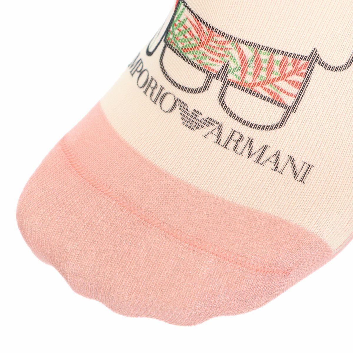 Emporio Armani エンポリオ アルマーニ日本製 サーファーベア プリント スニーカー丈 メンズ カジュアル 靴下 公式ショップ 正規ライセンス商品 靴下 ソックス通販のナイガイ公式ショップ
