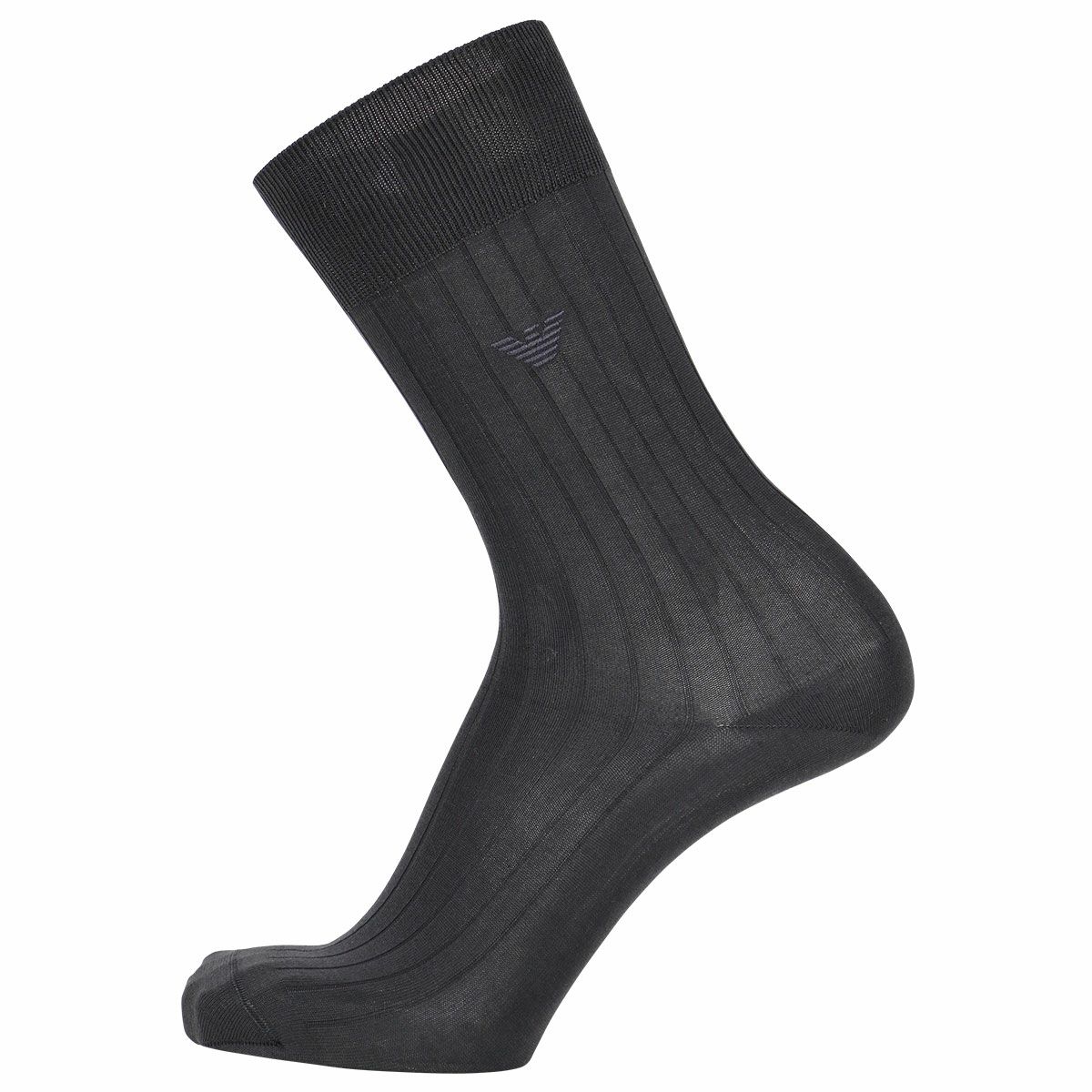 【送料無料】EMPORIOARMANI（エンポリオアルマーニ）メンズソックスオールシーズン用靴下Dressリブクルー丈ソックスブランド靴下3足組ギフトセット男性メンズギフトEA-3Pバレンタインプレゼントポイント10倍