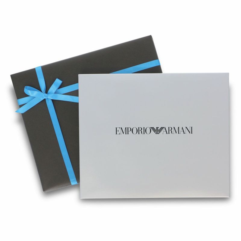 【送料無料】EMPORIOARMANI（エンポリオアルマーニ）メンズソックスオールシーズン用靴下Dressリブクルー丈ソックスブランド靴下3足組ギフトセット男性メンズプレゼント贈答ギフトEA-3P-RBポイント10倍