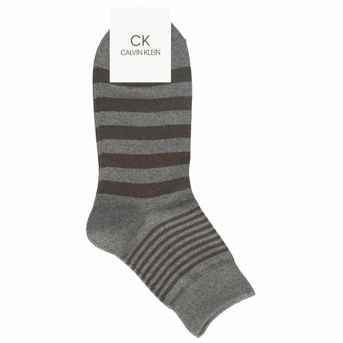 Calvin Klein ボーダー柄 ショート丈 ソックス メンズ ギフト プレゼント ソックス アンダーウェア ホームウェア通販のナイガイ公式ショップ