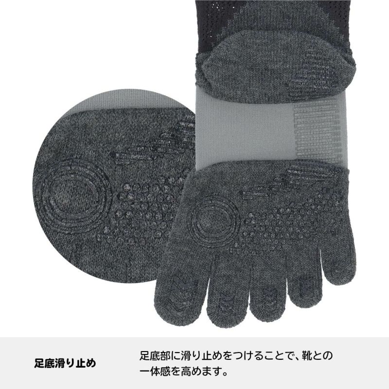 NAIGAIPERFORMANCEナイガイパフォーマンスランニングメッシュ編み吸水速乾3Dアーチフィットストッパー付5本指ショート丈ソックスレディースソックス婦人靴下女性プレゼント贈答ギフト03050005