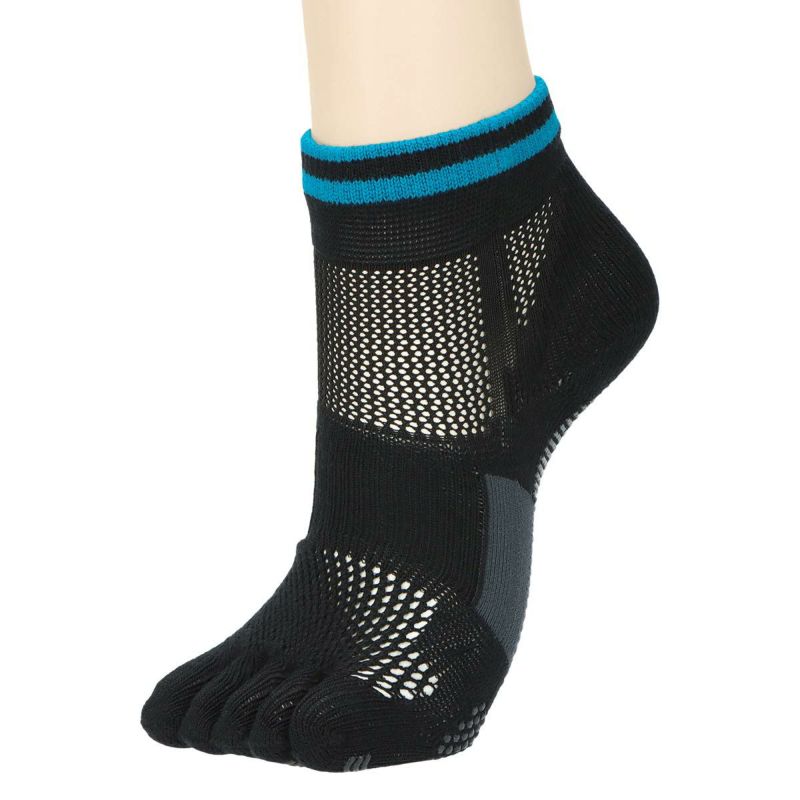 スポーツソックス FIT GEAR フィットギア 快 レディース 先丸 ショート丈‐テーピング 滑り止め パイル編み メッシュ編み 靴下 ホワイト 吸水 速乾 MIKASA 三笠