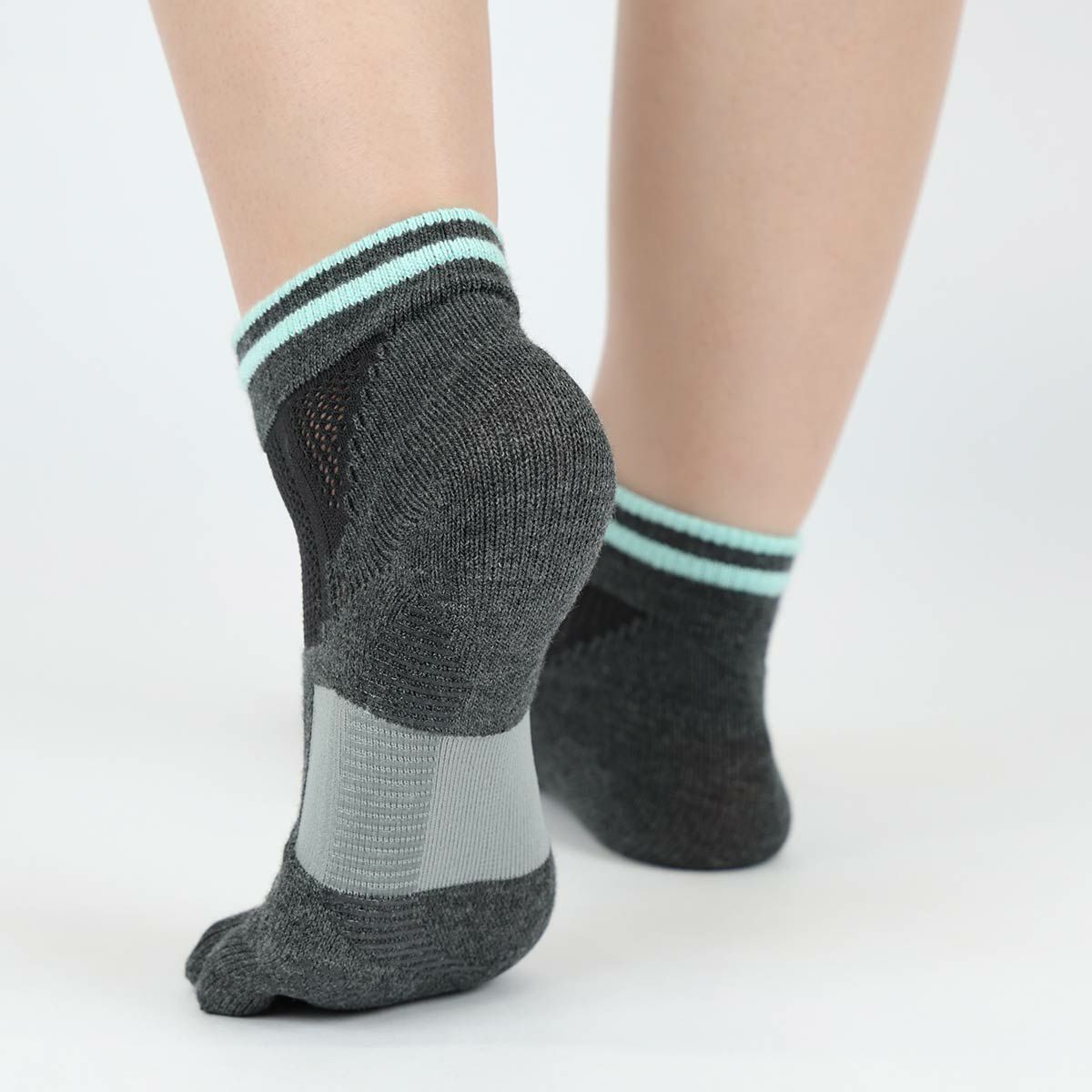 NAIGAIPERFORMANCEナイガイパフォーマンスランニングメッシュ編み吸水速乾3Dアーチフィットストッパー付5本指ショート丈ソックスレディースソックス婦人靴下女性プレゼント贈答ギフト03050005