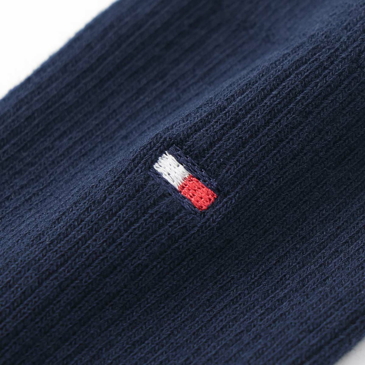 TOMMYHILFIGER｜トミーヒルフィガースクールソックスワンポイント刺繍28cm丈レディスハイソックス靴下3481-410ポイント10倍