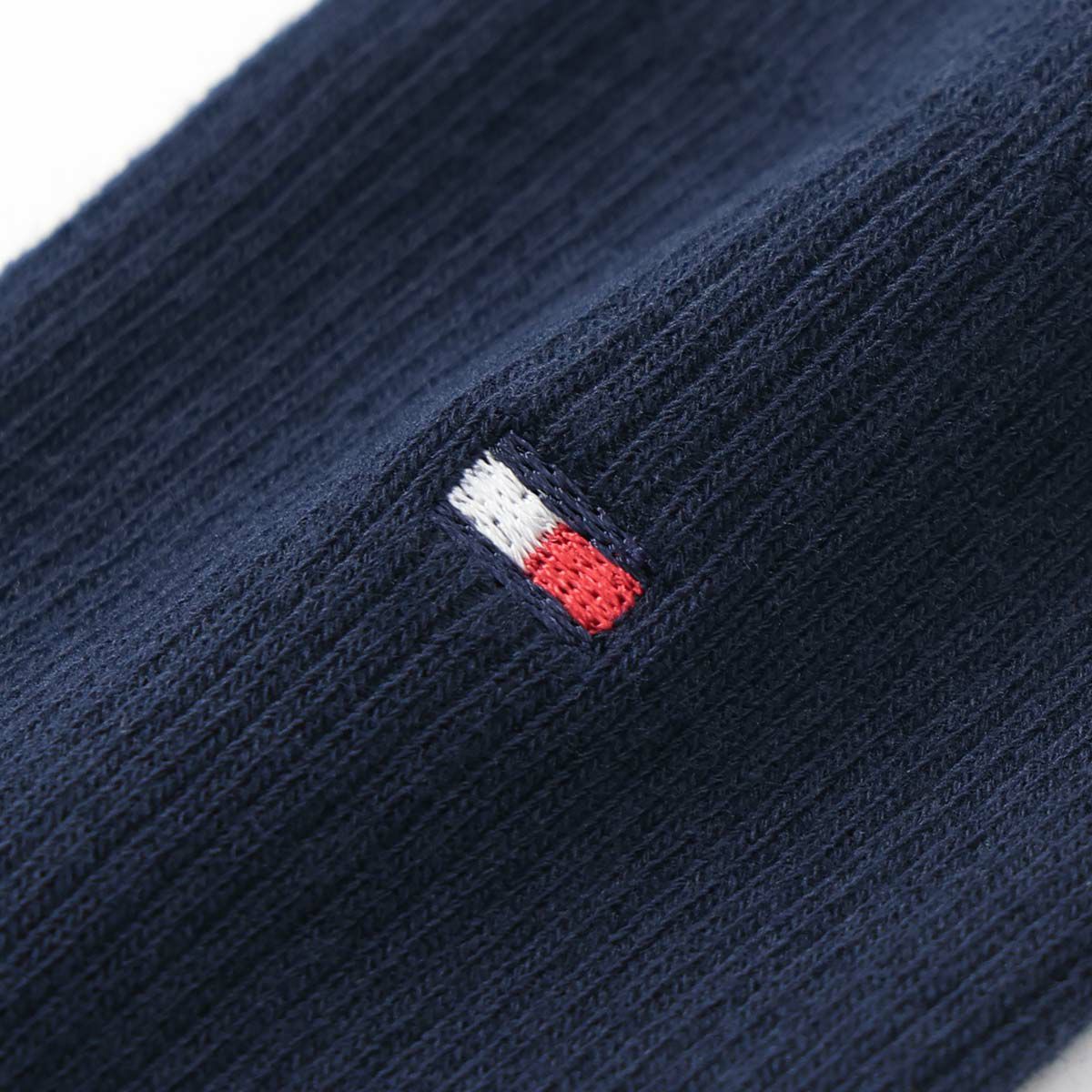 TOMMYHILFIGER｜トミーヒルフィガースクールソックスワンポイント刺繍32cm丈レディスハイソックス靴下3481-411ポイント10倍