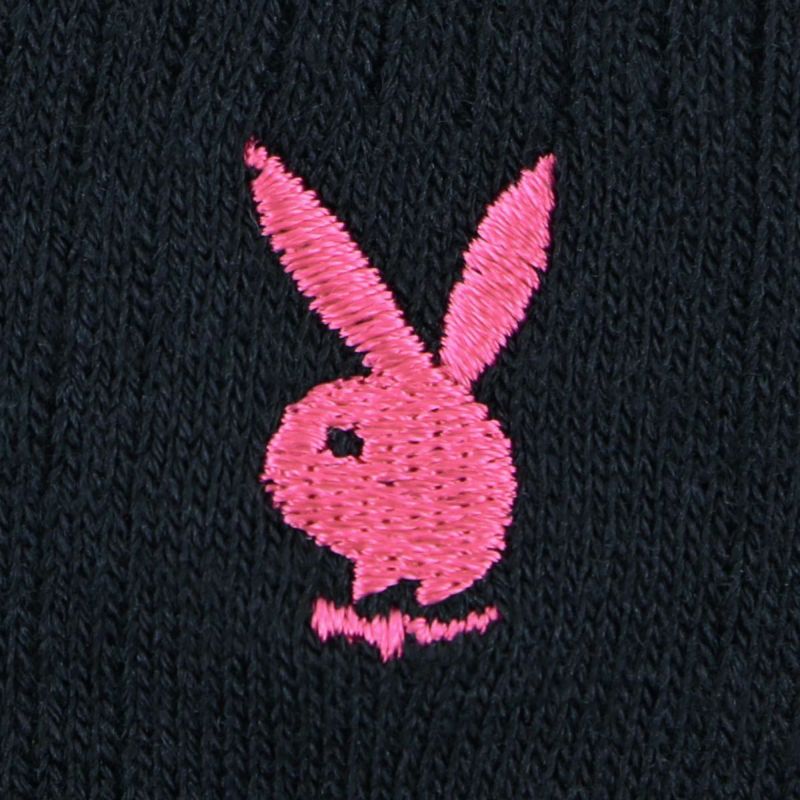 PLAYBOY（プレイボーイ）スクールソックスワンポイント刺繍36cm丈レディスハイソックス靴下3737-354ポイント10倍