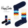 HappySocksハッピーソックスFADEDDIAMOND（フェイディドダイヤモンド）クルー丈綿混ソックス靴下ユニセックスメンズ＆レディス1A110002