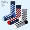 HappySocksハッピーソックスFILLEDOPTIC（フィルドオプティック）クルー丈綿混ソックス靴下ユニセックスメンズ＆レディス1A110003