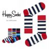 HappySocksハッピーソックスSTRIPE（ストライプ）クルー丈綿混ソックス靴下ユニセックスメンズ＆レディス1A110004