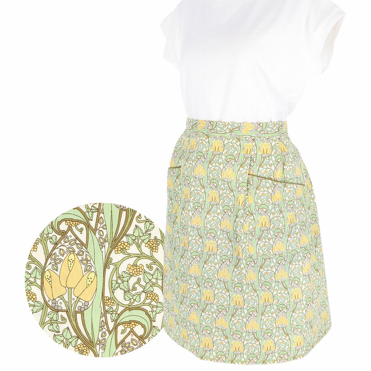 LICIE MADE WITH LIBERTY FABRIC リバティプリント イスミニ 綿100