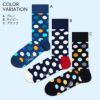 HappySocksハッピーソックスBIGDOT（ビッグドット）クルー丈綿混ソックス靴下ユニセックスメンズ＆レディス1A110001