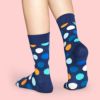 HappySocksハッピーソックスBIGDOT（ビッグドット）クルー丈綿混ソックス靴下ユニセックスメンズ＆レディス1A110001