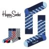 HappySocksハッピーソックスFILLEDOPTIC（フィルドオプティック）クルー丈綿混ソックス靴下ユニセックスメンズ＆レディス1A110003