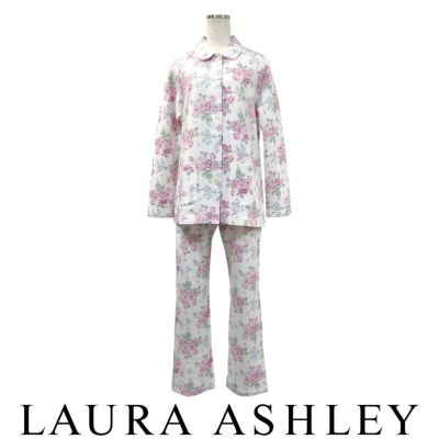 LAURA ASHLEY 中わたニットキルト 綿100% バンチェットロージズ ...