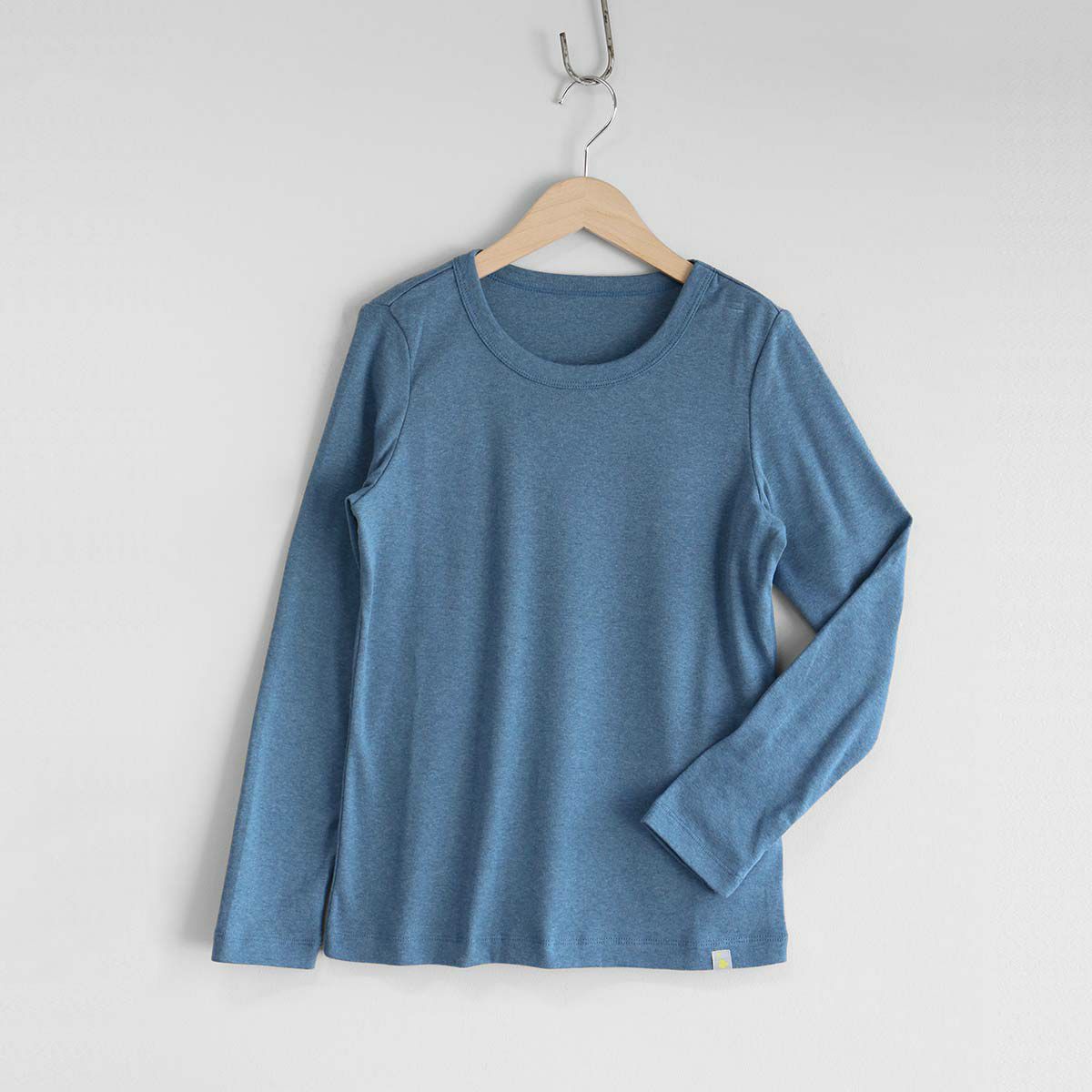 HOUSEWEARSTUDIOPLUSハウスウェアスタジオプラスONEMILEWEARワンマイルウェア日本製綿100％クル－ネック長袖Tシャツ【Lサイズ】レディース70360044