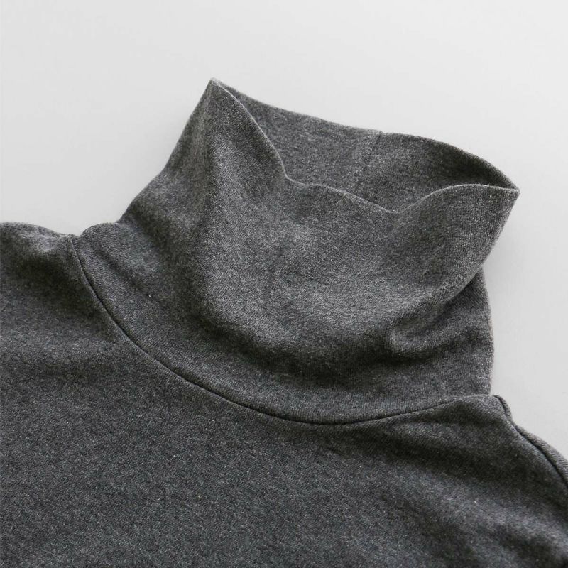 HOUSEWEARSTUDIOPLUSハウスウェアスタジオプラスONEMILEWEARワンマイルウェア日本製綿100％タートルネック長袖Tシャツ【Mサイズ】レディース70360045