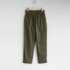 HOUSEWEARSTUDIOPLUSハウスウェアスタジオプラスONEMILEWEARワンマイルウェア日本製綿麻ラチネストレッチスッキリとしたシルエット9分丈パンツレディース70360052