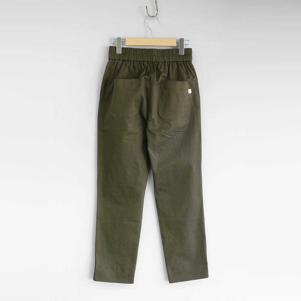 HOUSEWEARSTUDIOPLUSハウスウェアスタジオプラスONEMILEWEARワンマイルウェア日本製綿麻ラチネストレッチスッキリとしたシルエット9分丈パンツレディース70360052