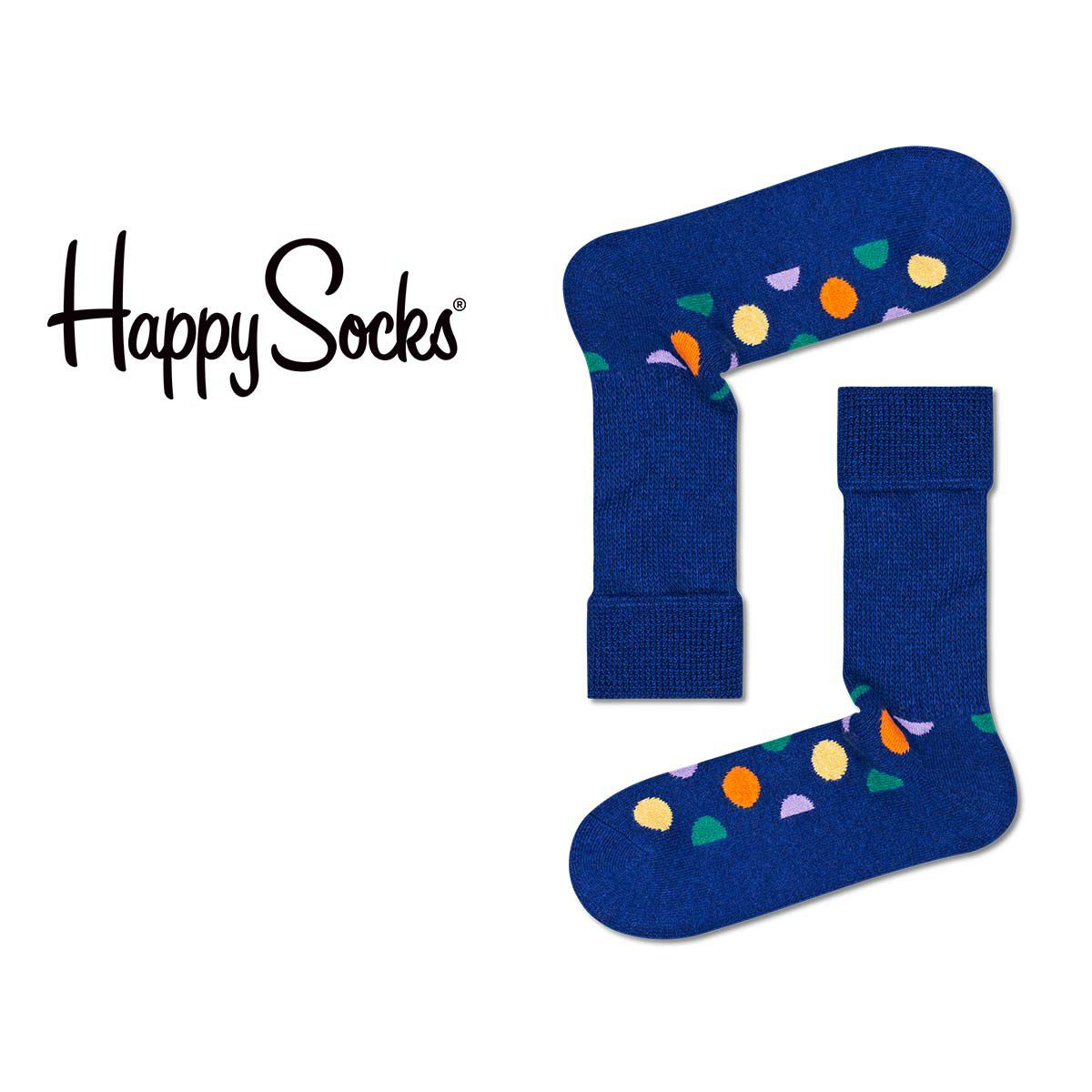 Happy Socks Big Dot Cozy (ビッグ ドット コージー) クルー丈