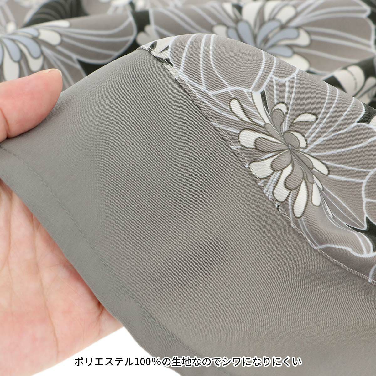 セール！40％OFFHOUSEWEARSTUDIOハウスウェアスタジオポリエステルデシングランドパンジー柄後結びロングレディースエプロン70372073