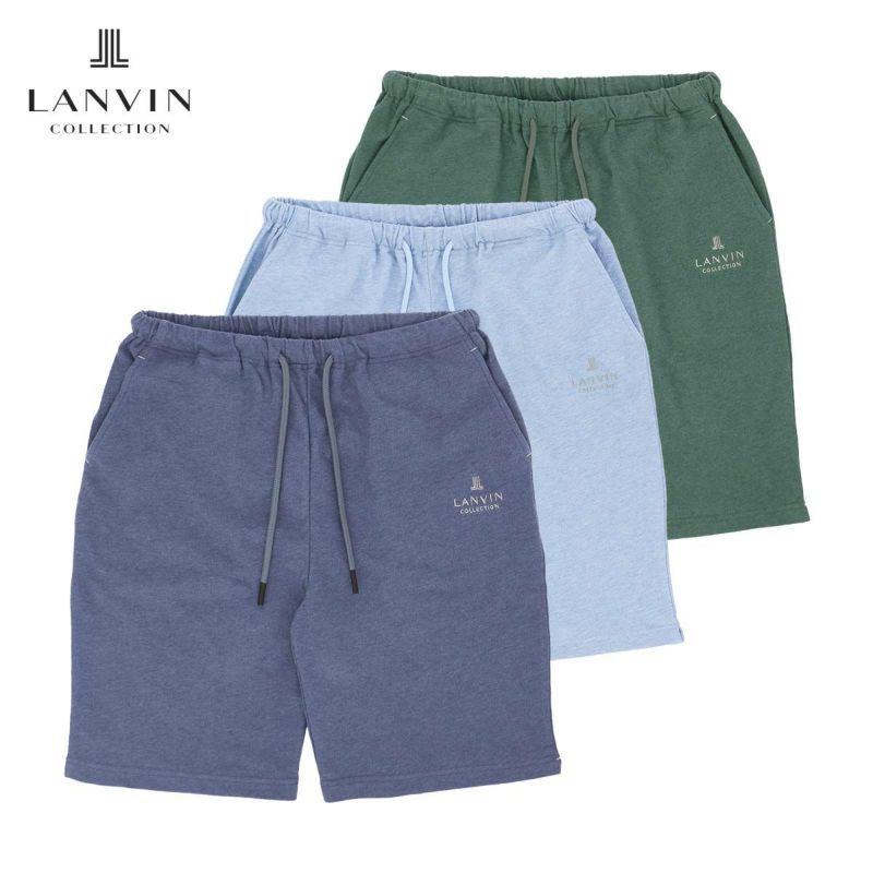 LANVINCOLLECTIONランバンコレクション【M・Lサイズ】ブークレー杢ハーフパンツラウンジウェアメンズ男性紳士プレゼントギフト54426029公式ショップ正規ライセンス商品