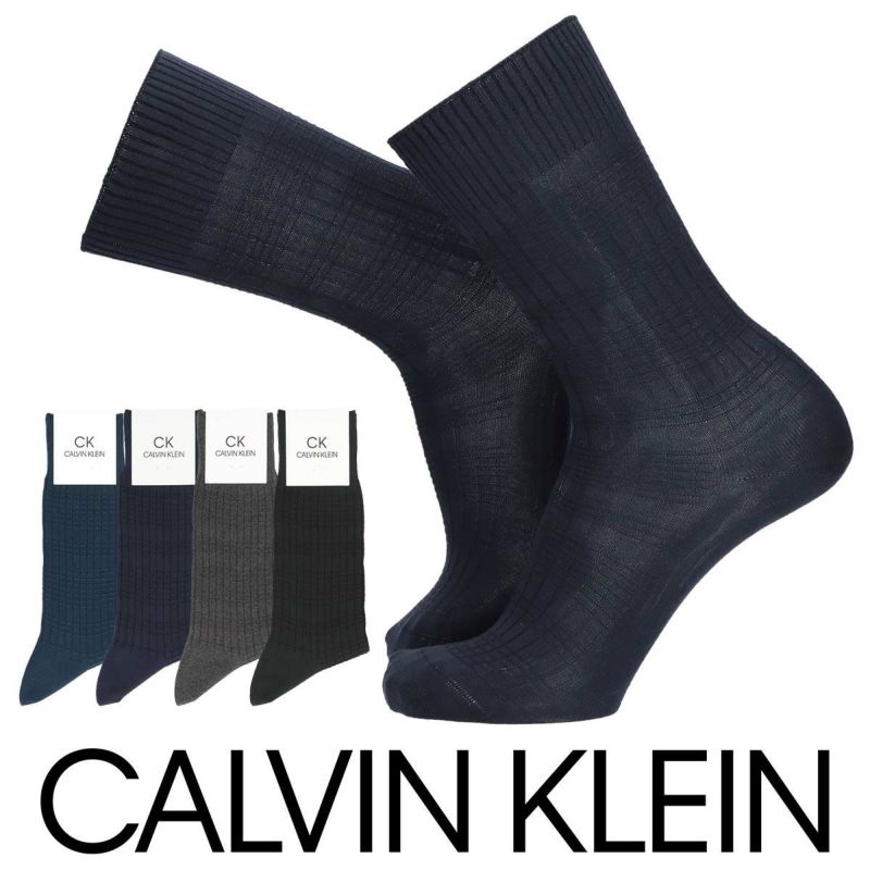 CalvinKleinカルバンクラインマイクロチェッククルー丈メンズビジネスソックス靴下男性メンズプレゼント贈答ギフトバレンタイン02562314公式ショップ正規ライセンス商品