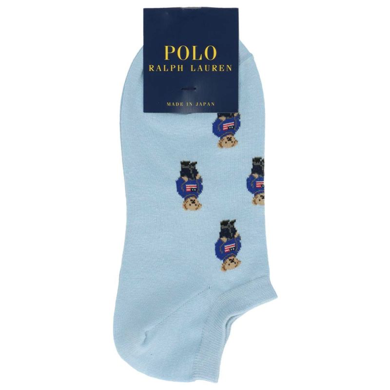 POLO RALPH LAUREN 日本製 綿麻混 ミニポロベア スニーカー丈 ソックス レディース 03207806 | ソックス ・アンダーウェア・ホームウェア通販のナイガイ公式ショップ