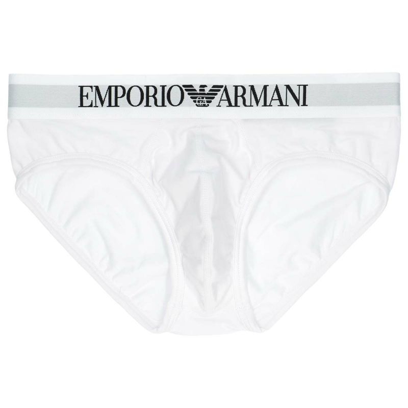 EMPORIOARMANIエンポリオアルマーニICONICLOGOBANDSTRETCHCOTTONBRIEFアイコニックロゴバンドヒップブリーフパンツEUサイズ男性メンズプレゼント贈答ギフト54072985公式ショップ正規ライセンス商品