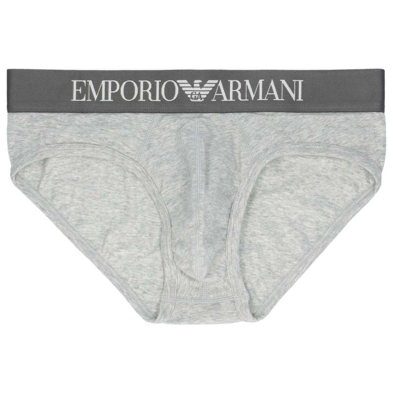 EMPORIOARMANIエンポリオアルマーニICONICLOGOBANDSTRETCHCOTTONBRIEFアイコニックロゴバンドヒップブリーフパンツEUサイズ男性メンズプレゼント贈答ギフト54072985公式ショップ正規ライセンス商品