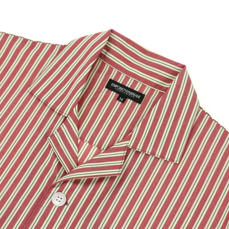 EMPORIO ARMANI エンポリオ アルマーニ先染めストライプ パジャマ 部屋着 上下セット EUサイズ 男性 メンズ プレゼント 贈答 ギフト 54222001 公式ショップ 正規ライセンス商品 ギフト プレゼント