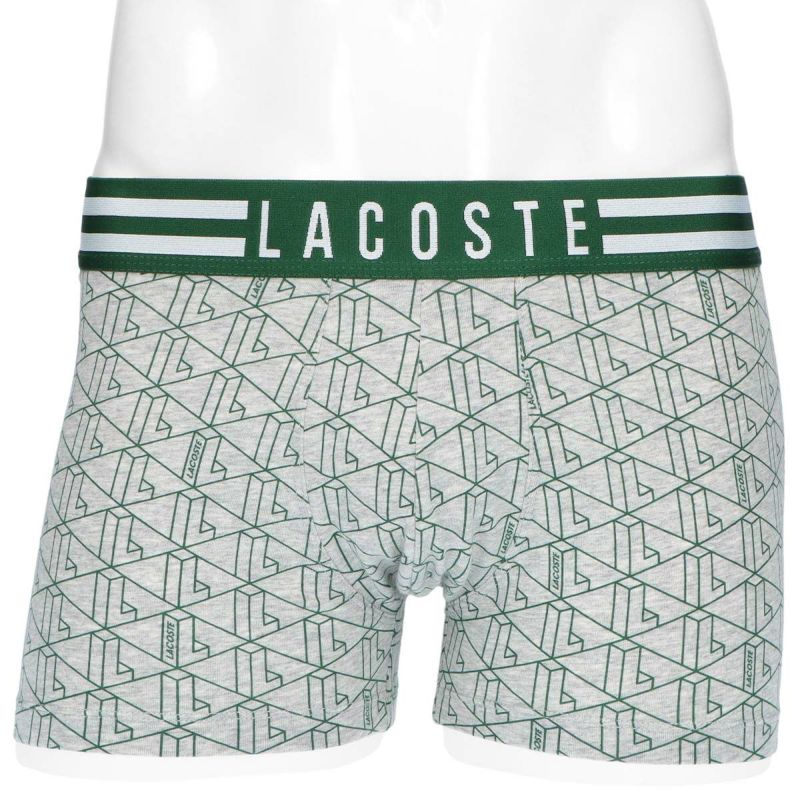 LACOSTE ラコステ MONOGRAM TEXTILE モノグラムテキスタイル ボクサーパンツ 前閉じ メンズ 53121298