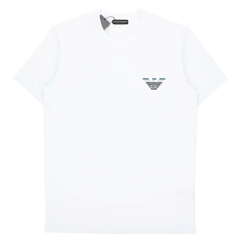 1枚】EMPORIO ARMANI STRIPED LOGO ストライプ ロゴ 半袖 Tシャツ 