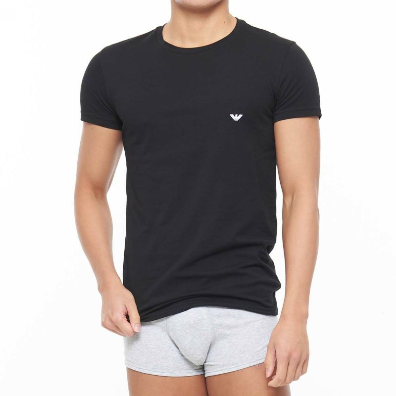 1枚】EMPORIO ARMANI STRETCH COTTON CREW NECK T-SHIRT ストレッチコットン クルーネック 半袖 Tシャツ  アンダーシャツ EUサイズ メンズ 54047295 | 靴下 ソックス 通販のナイガイ公式オンラインショップ