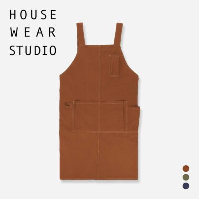 TV番組 DAIGOも台所～きょうの献立 何にする？～ 着用商品】HOUSE WEAR STUDIO ハウスウェアスタジオ オックスワッシャー 無地  綿100％ 後ボタン H型 ゆったり着れて疲れにくい メンズ ワークエプロン 70372090 | 靴下 ソックス 通販のナイガイ公式オンラインショップ