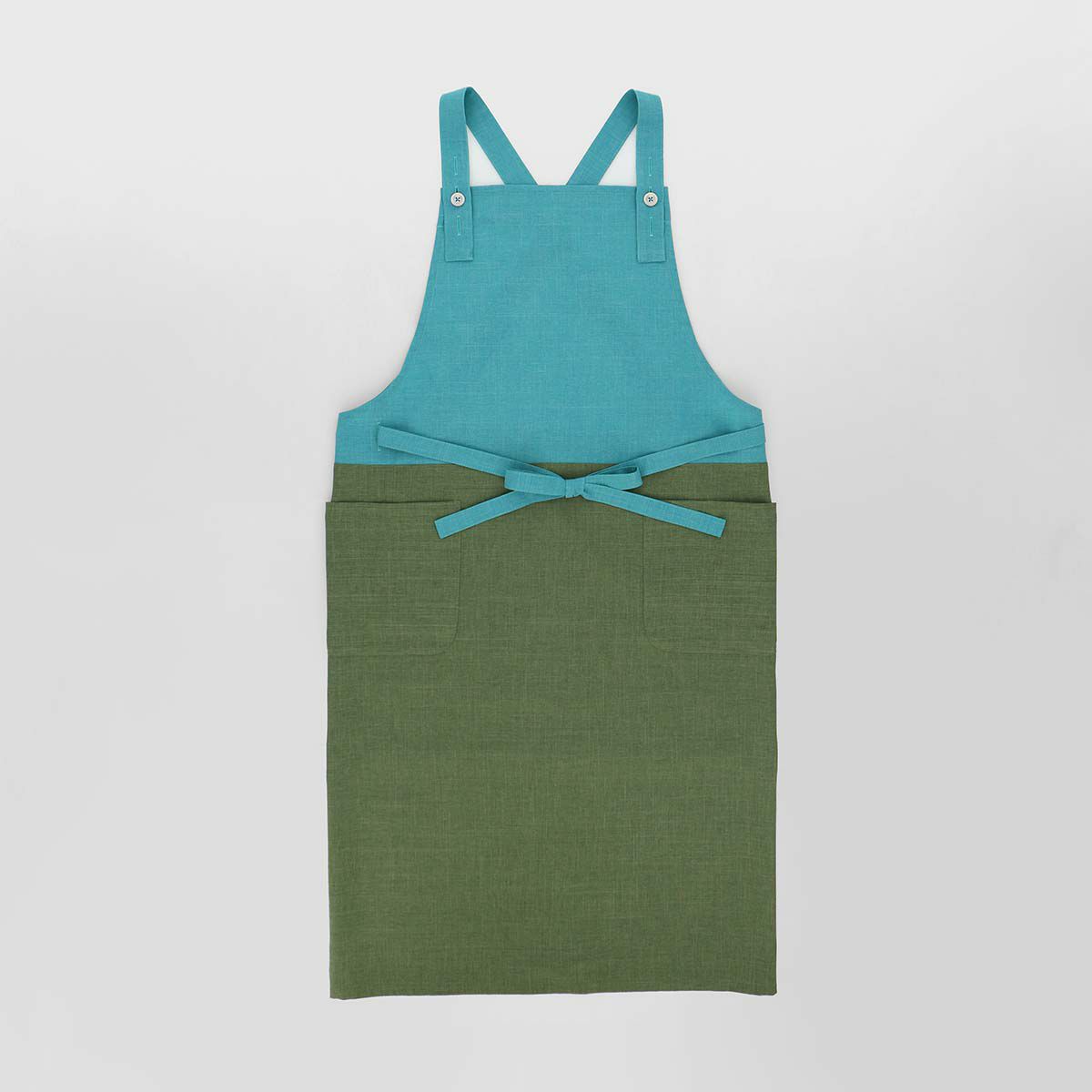 HOUSEWEARSTUDIOハウスウェアスタジオ前結びエプロン日本製ゆったり着れて疲れにくいメンズワークエプロン男性用プレゼント贈答ギフト70372120