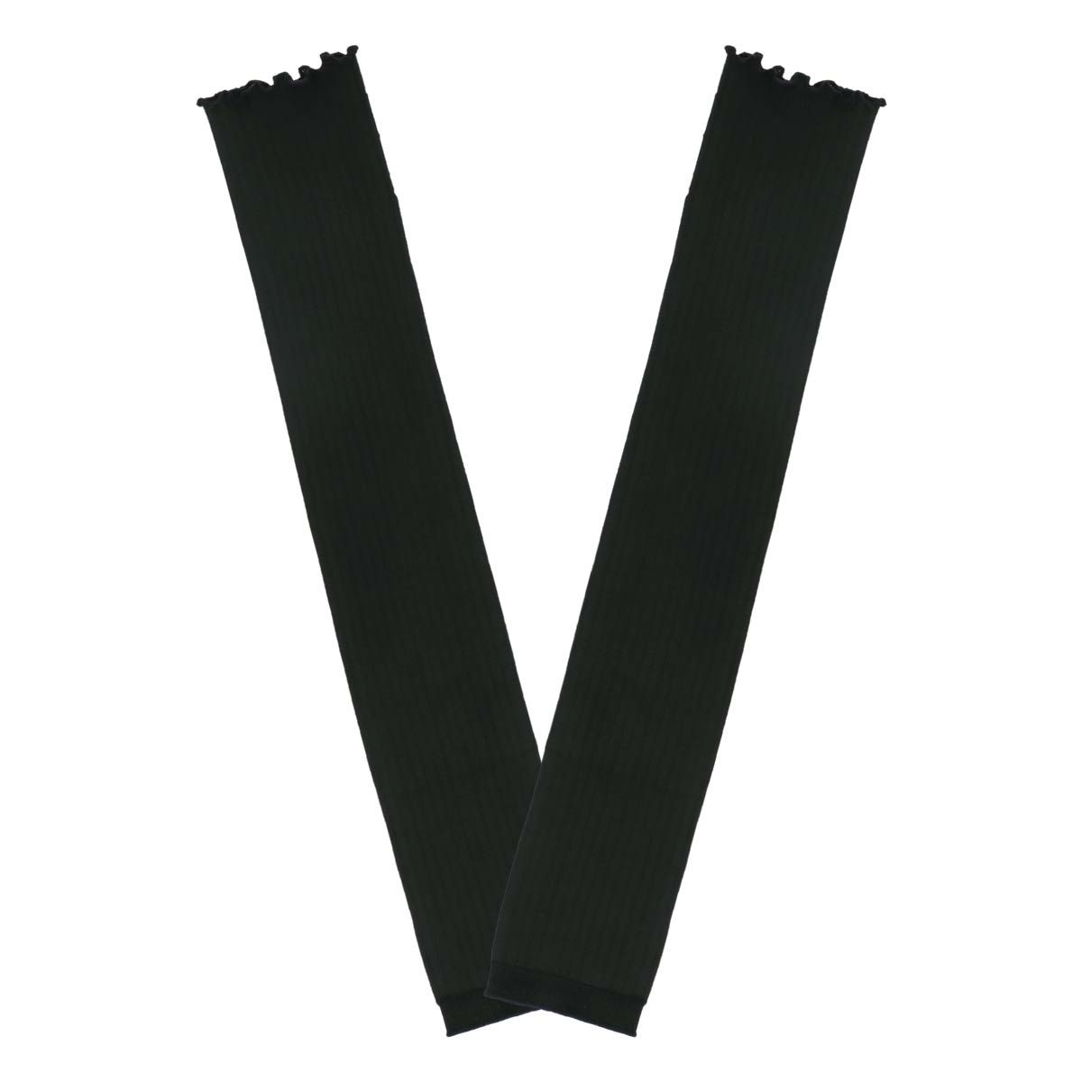 【LDK（エルディーケー）ベストバイ受賞】NAIGAICOMFORTナイガイコンフォートアイスハウス・リブアームカバースーパーロング丈55cm無地ナイガイ製・ひんやり接触冷感UVカット90301005