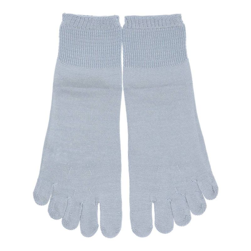 NAIGAICOMFORTナイガイコンフォートはきくちソフト3D親指セパレートシルク混5本指ショート丈ソックスレディース女性婦人プレゼントギフト03022255