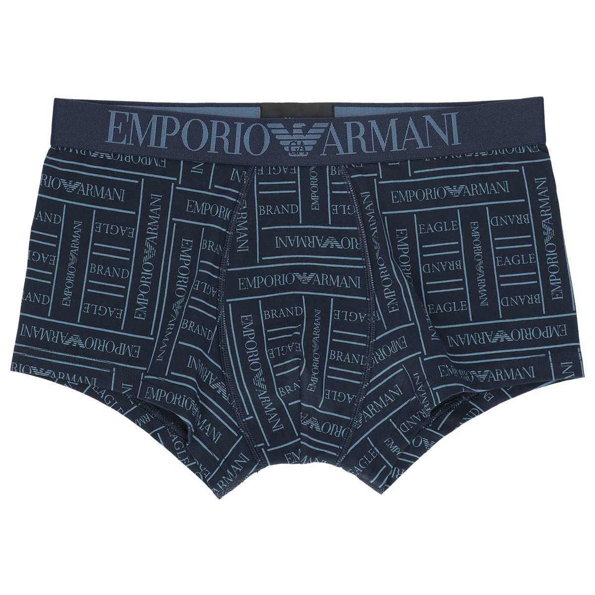 Emporio Armani エンポリオ アルマーニ Eagle Brand Logo イーグル ブランド ロゴ ボクサーパンツ ブランド コットン 綿 前閉じ Euサイズ 男性 メンズ プレゼント 贈答 ギフト 公式ショップ 正規ライセンス商品 ソックス アンダーウェア ホームウェア通販の