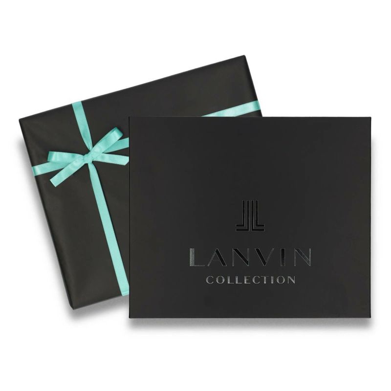 【送料無料】男性プレゼントLANVINCOLLECTIONランバンコレクションブランド靴下3足組ギフトセット手提げ紙袋付きオールシーズン用リブ編みクルー丈メンズソックス靴下男性メンズプレゼント贈答02492053（LV-30-RB）giftset