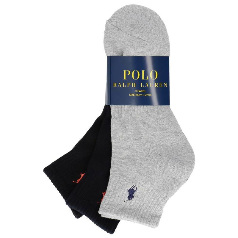 3足組】POLO RALPH LAUREN アーチサポート 足底パイル ワンポイント ショート丈 ソックス メンズ 02009914 | ソックス ・アンダーウェア・ホームウェア通販のナイガイ公式ショップ