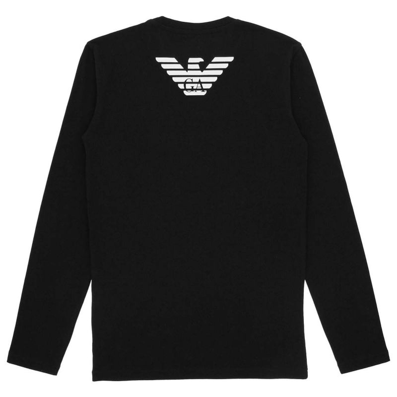 【新品】EMPORIO ARMANI／ブラック クルーネック Tシャツ Mサイズ
