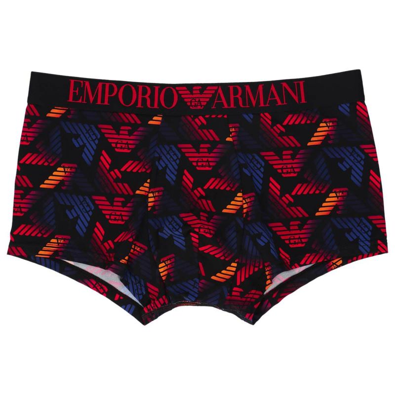 EMPORIOARMANIエンポリオアルマーニTRUNKMICROFIBERロゴバンドボクサーパンツ前閉じパンツEUサイズ男性メンズアンダーウェア下着プレゼント無料ラッピング贈答ギフト54075350公式ショップ正規ライセンス商品
