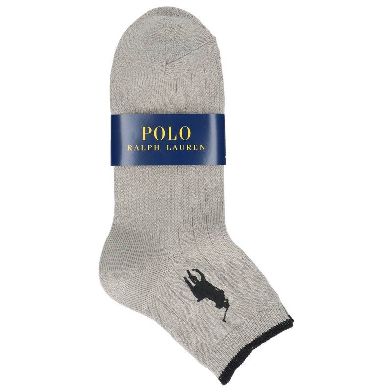 POLO RALPH LAUREN スーピマコットン BIG POLO ビッグポロ ワンポイント刺繍 消臭加工 メンズ ショート丈 ソックス  02022170 | ソックス・アンダーウェア・ホームウェア通販のナイガイ公式ショップ