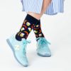 HappySocksハッピーソックスBeerAndSausage（ビールアンドソーセージ）クルー丈綿混ソックス靴下ユニセックスメンズ＆レディスプレゼント贈答ギフト10211018