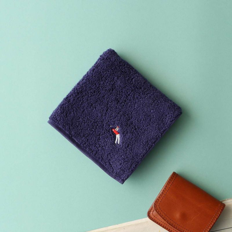 NAIGAISTYLEナイガイスタイル日本製ホビーゴルフ今治タオルハンカチ綿100%25cm×25cm日本製男性メンズプレゼント無料ラッピング贈答ギフト02350102