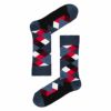 HappySocksハッピーソックスBROKENARGYLE（ブロークンアーガイル）クルー丈ソックス靴下ユニセックスメンズ＆レディスプレゼント無料ラッピングギフト10201902